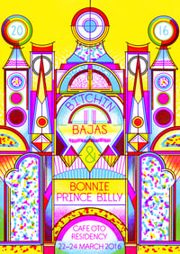 Image 1 of Bitchin' Bajas & Bonnie 'Prince' Billy Poster - Cafe Oto Residency, London