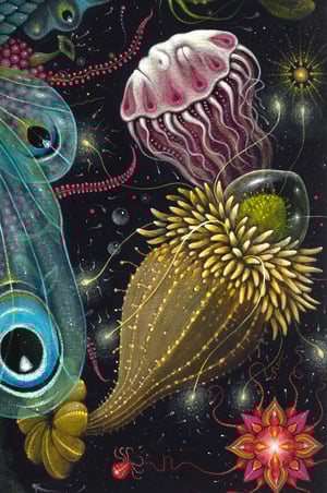 Image of PLANKTONAUTS IV ~ 20 x 20" Signed Open Edition Print