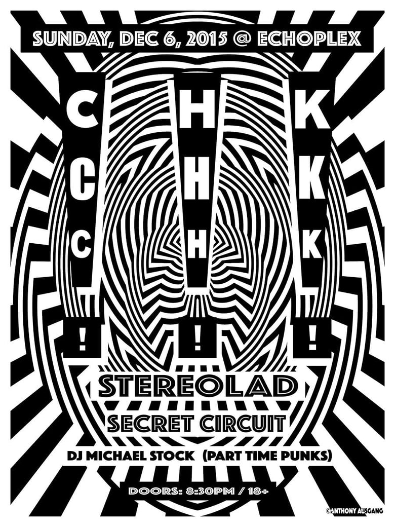 Image of CHK CHK CHK Poster: 18 x 24 in.