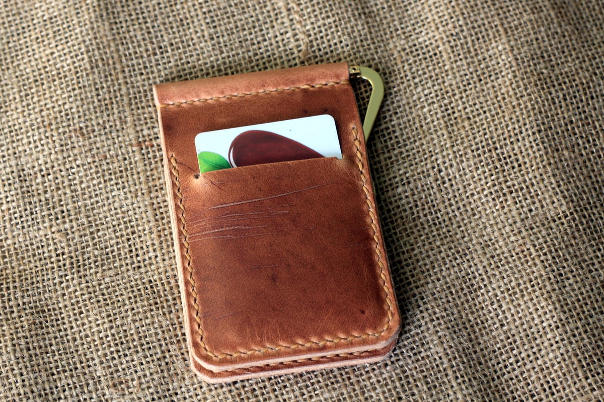 Hides and Stitches — Money Clip Bifold Wallet