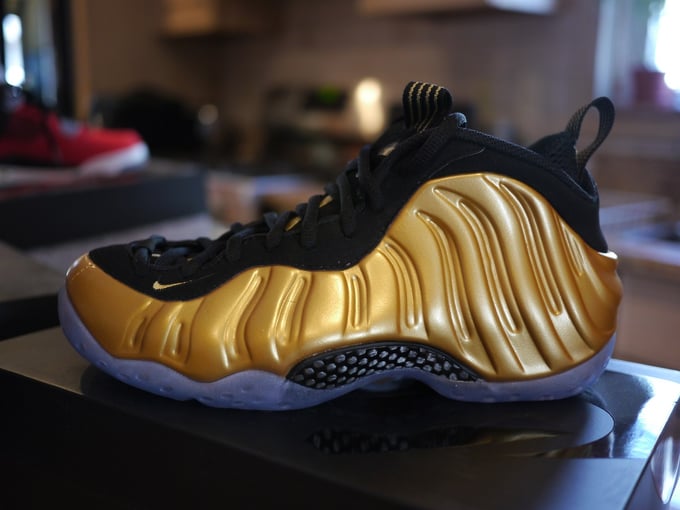 Image of Nike Air " Foam Posite Matellic Gold"