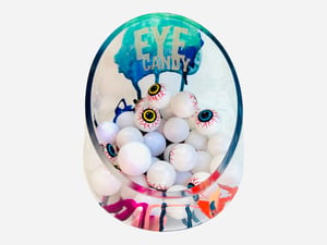 Image of Eye Candy glass jar high/low