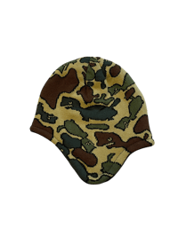 Image 2 of tortoise camo ear flap beanie 