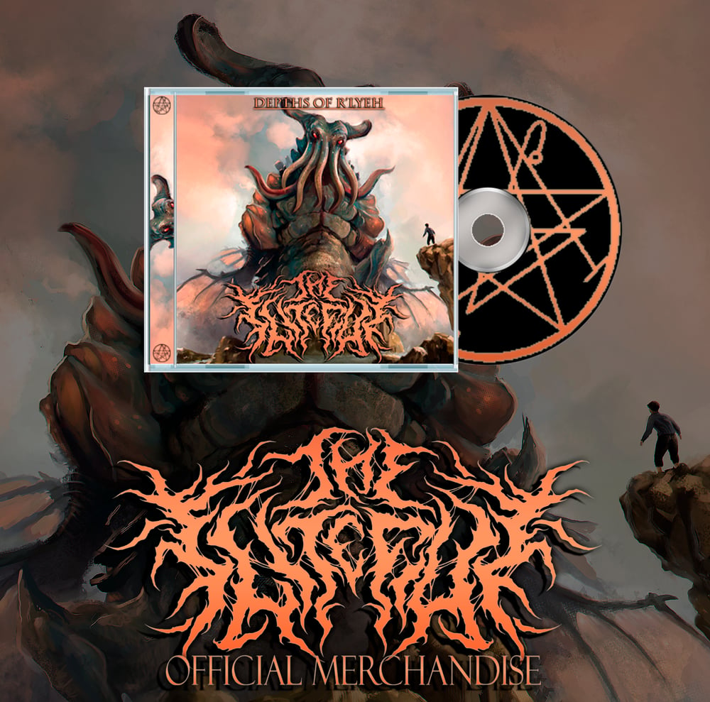 Image of Limited Edition Hand Numbered 'Depths of R'lyeh' Orange Hardcopy.