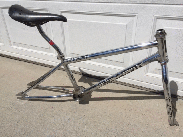 Image of Free Agent Expert 20" BMX Chrome Racing Frame Kit