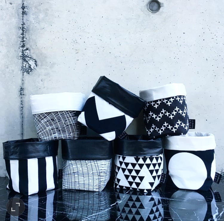 Image of BLACK & WHITE COLLECTION // Pot Plant Pouches