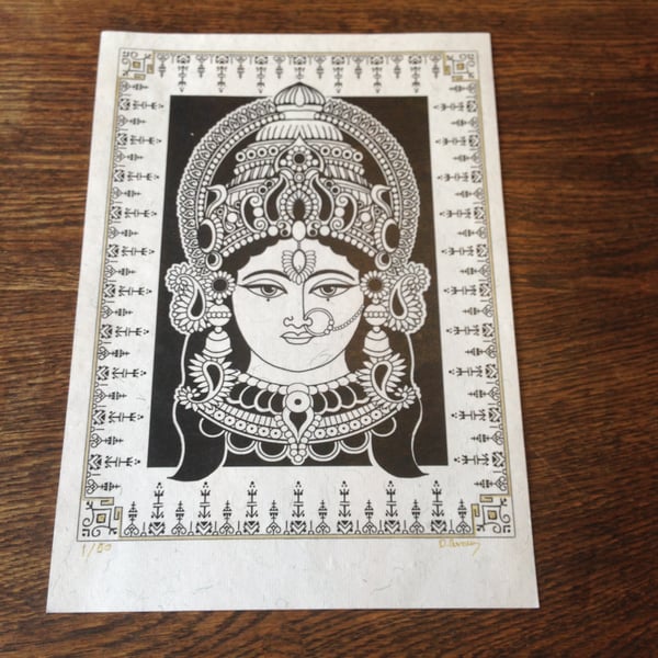 Image of 'Devi' A4 prints.