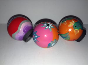 Image of Set of 3 hand painted magnets 45,50,80
