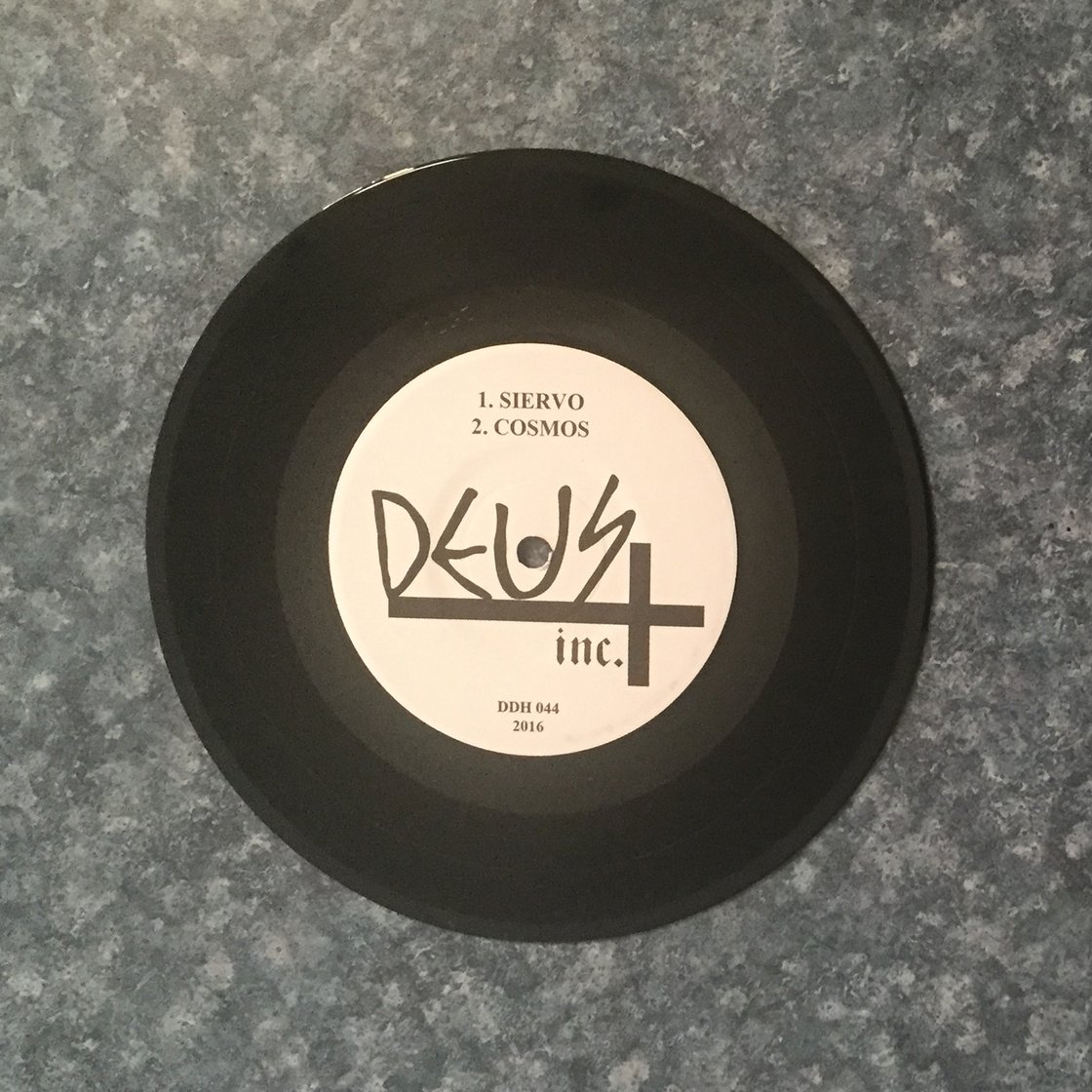 Image of Zafakon / Deus Inc. SPLIT EP 7" VINYL- BLACK