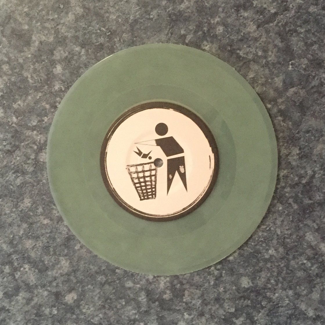 Image of Zafakon / Deus Inc. SPLIT EP 7" GLOW IN THE DARK