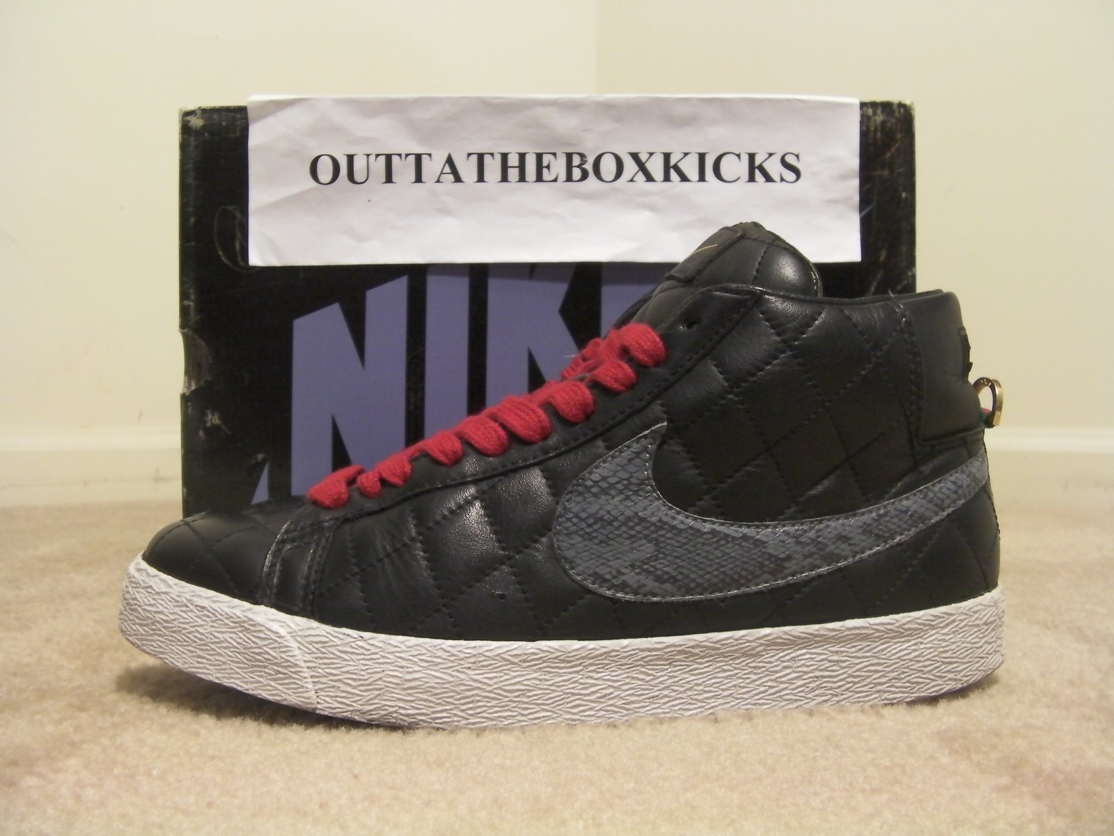 supreme x blazer sb black