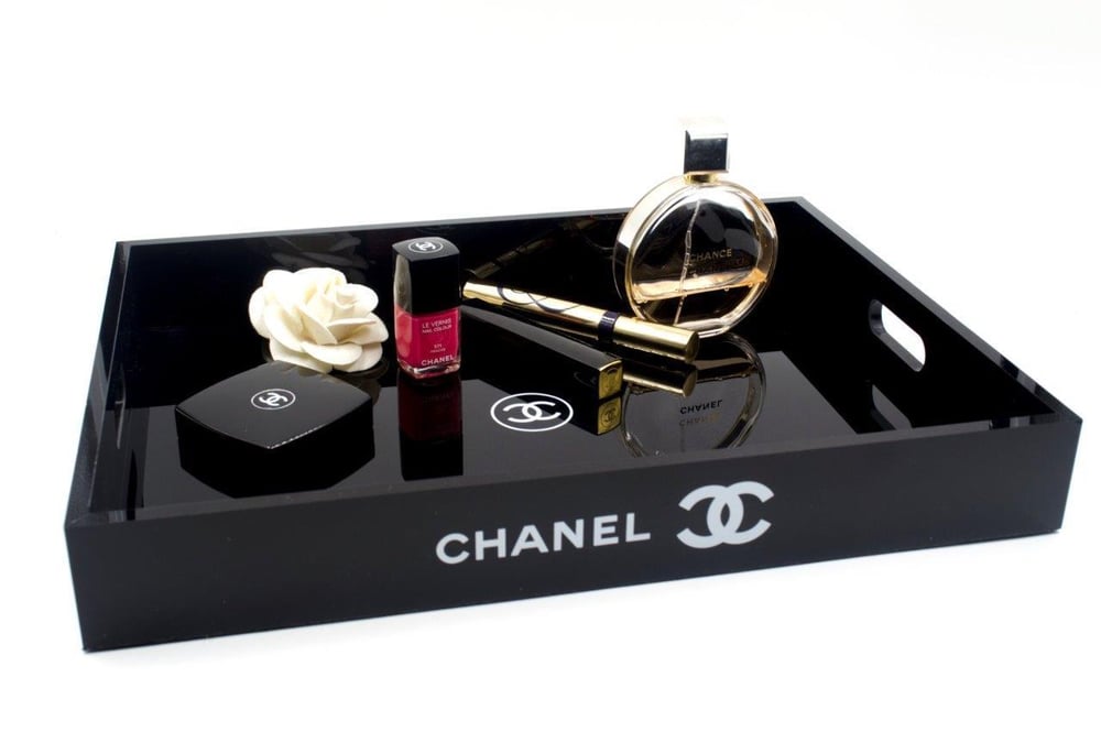 BARCA COLLECTION — Chanel Black Vanity Tray