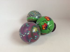 Image of Set of 3 hand painted magnets 32,35,72