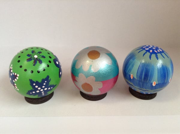 Image of Set of 3 hand painted magnets 54,69,84