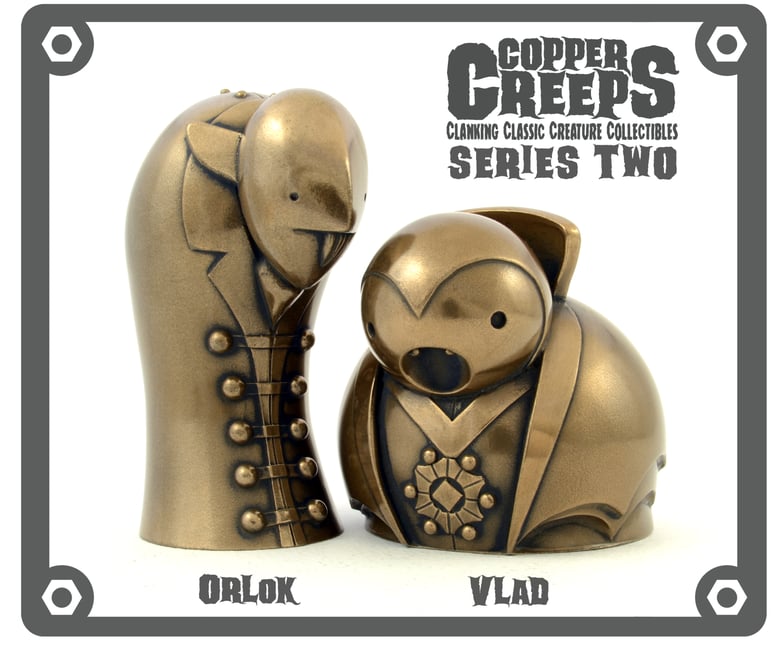 Image of Copper Creeps Series 2 "Metal" Open editionsResin Figures