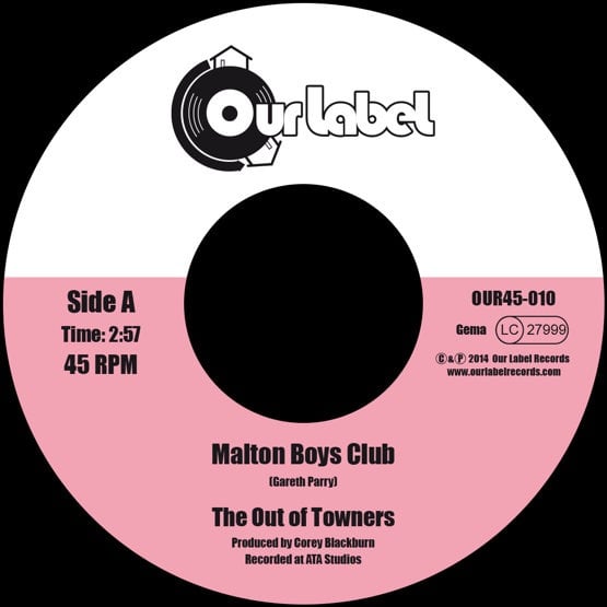 Image of Last Copies !!! The Out of Towners - Malton Boys Club / If He's Number 6, I'm Number 7