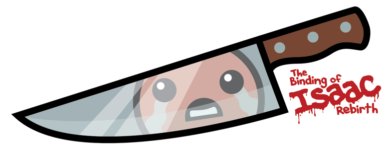 Image of Binding of Isaac Knife Sticker