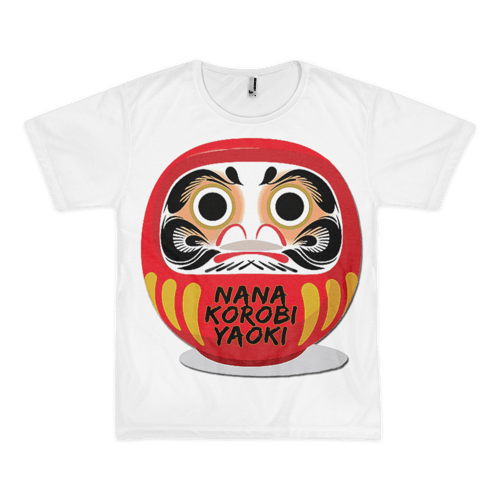 Image of Daruma Doll "Nana Karobi Yaoki" (Fall down seven times, get up eight)