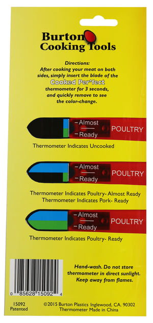 Image of Cooked Per'fect Poultry and Pork Thermometer