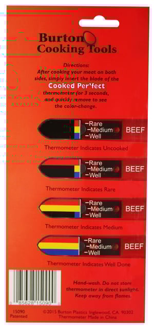 Image of Cooked Per'fect Beef Thermometer