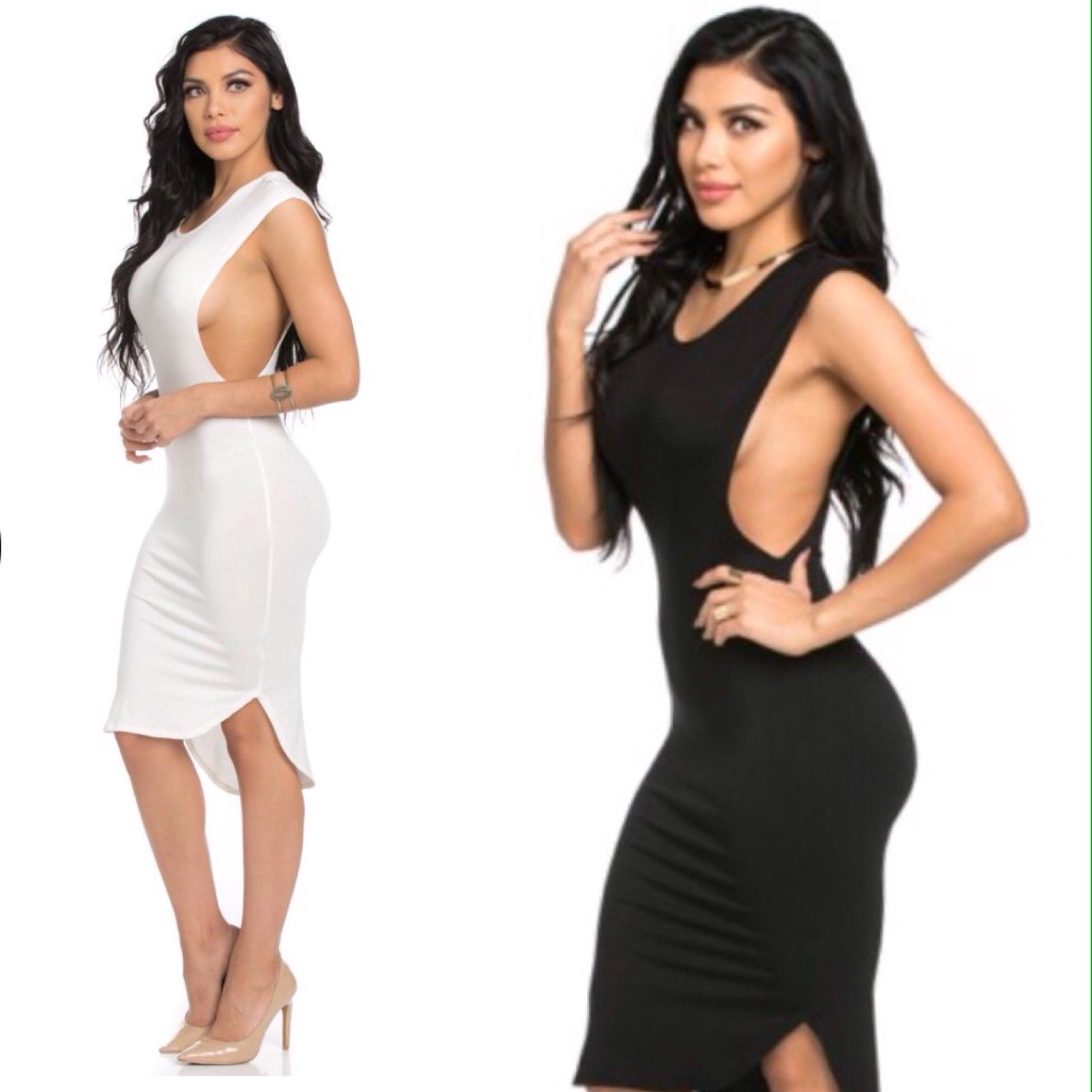 sexy side boob dresses