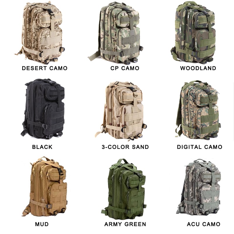 Army hotsell camo backpack