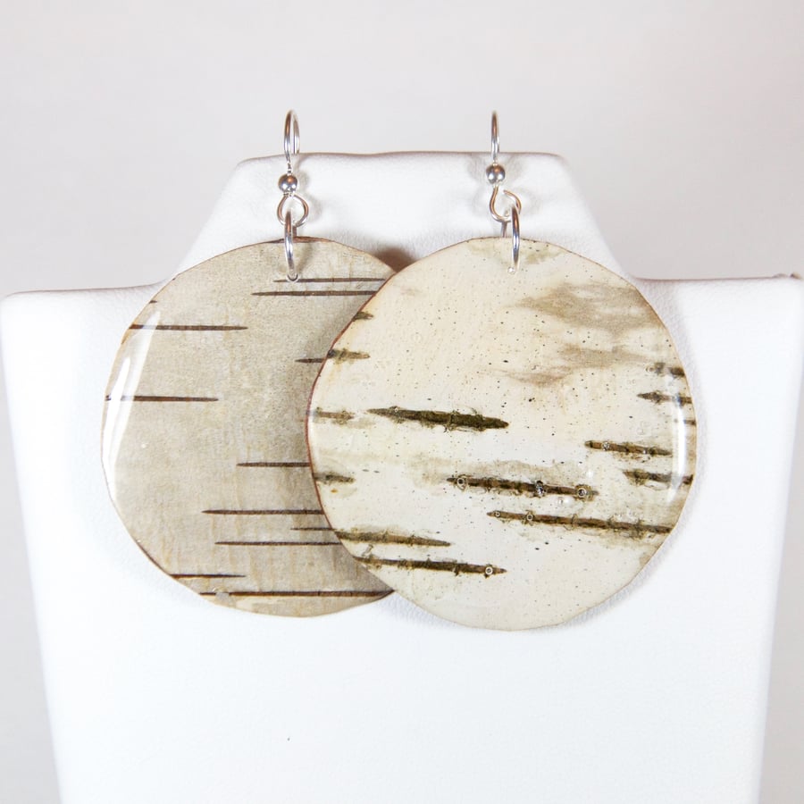 Image of Exquisite Birch Circle Earrings