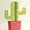 Image of Saguaro Cactis Quilt Block Pattern - 8" x 8"