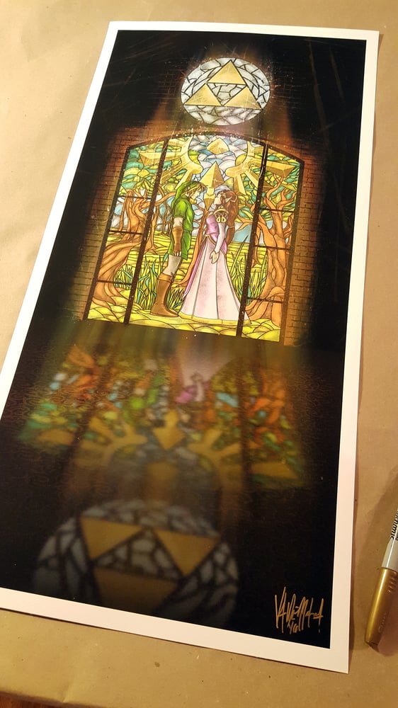 Image of "Hyrule Shrine" - Inspired by Zelda