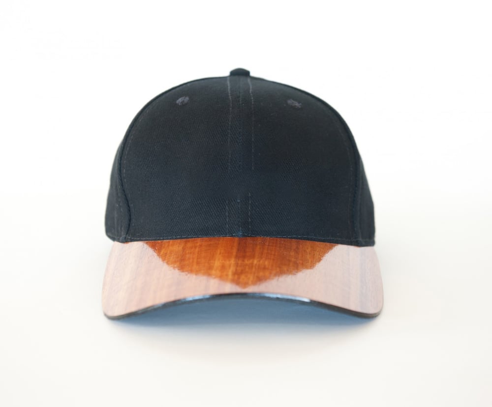 Drevo Curved Wood Brim Hat