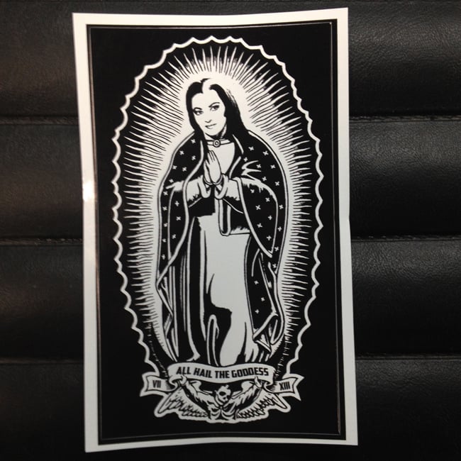 Image of Virgin Lily of Guadalupe Sticker
