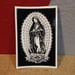 Image of All Hail the Goddess II, Virgin Lily with Web Rays Sticker