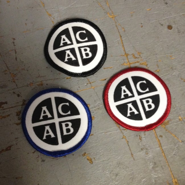 Seven 13 Productions — ACAB Round Vinyl Sticker