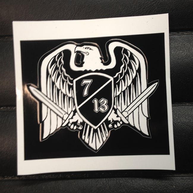 Image of Seven 13 Productions Deutschland Battle Eagle Vinyl Sticker