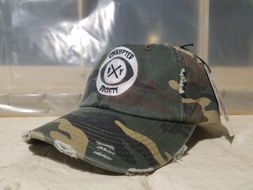 Image of Distressed Camo Cap