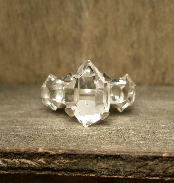 Image of Three Herkimer Ring