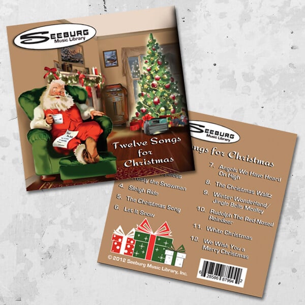 Image of Seeburg Music Library Twelve Songs for Christmas Music CD