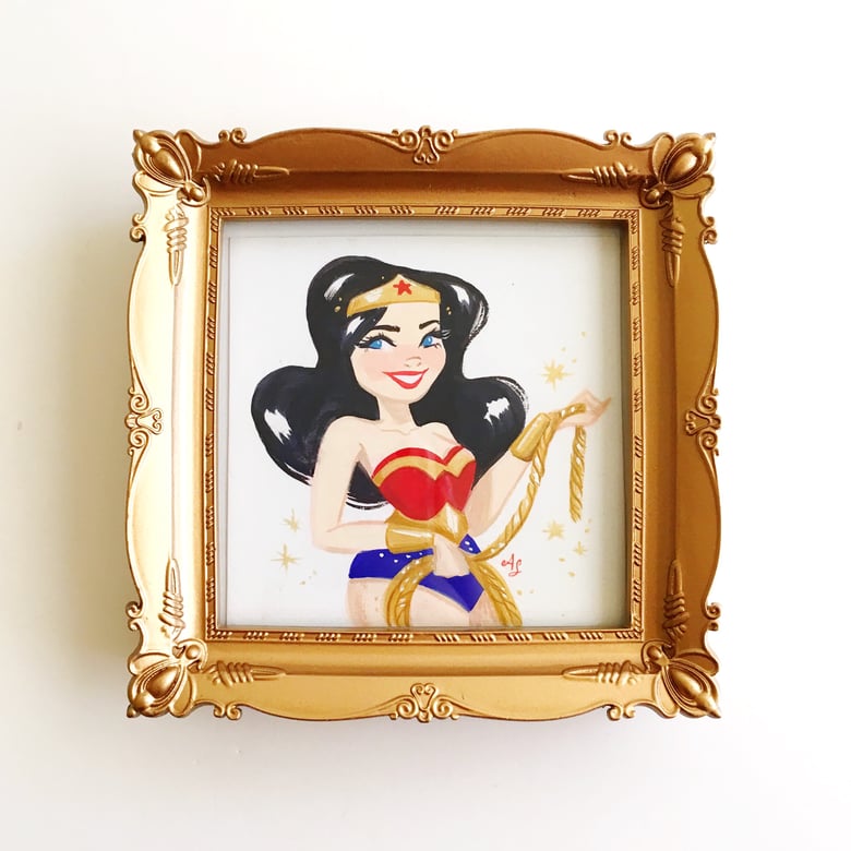 Image of Wonder Woman Custom Painting – For Cesar