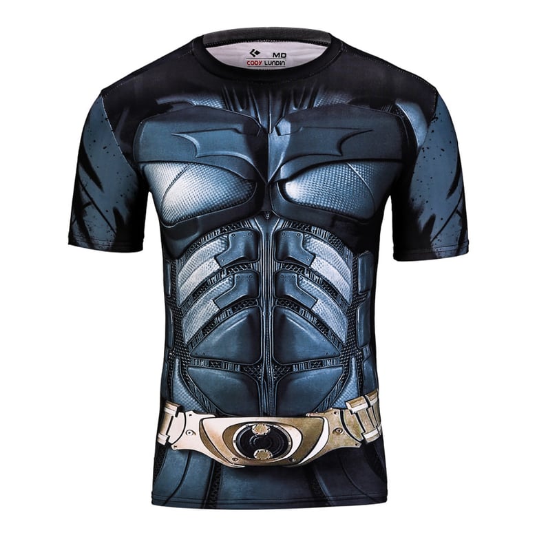 Image of Batman Compression Shirt - Super Hero Shirts