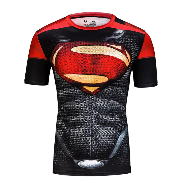 Image of Superman Compression Shirt - Super Hero Shirts