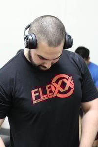 Image 2 of Men's Black/Red Flexx Tee 