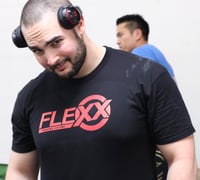 Image 1 of Men's Black/Red Flexx Tee 