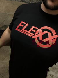 Image 4 of Men's Black/Red Flexx Tee 