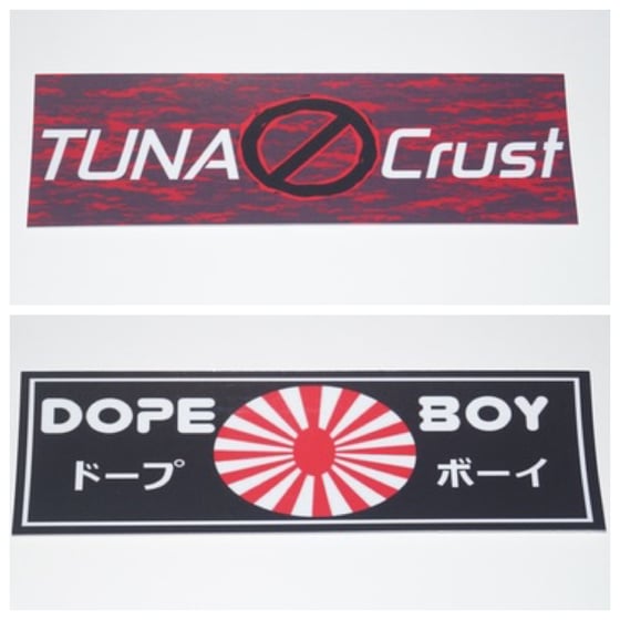 Image of "Dope Boy" "Tuna No Crust" Box Slap
