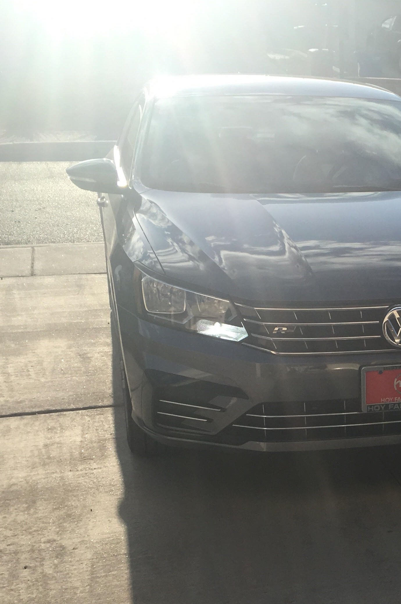 Image of Front Turn / DRL combo in white or amber for Volkswagen Passat B7 2016+ models with PWY24W bulbs