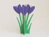 2 x CUT&MAKE - CROCUS Cards