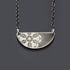 Silver Semicircle Spiro Lace Necklace Image 3