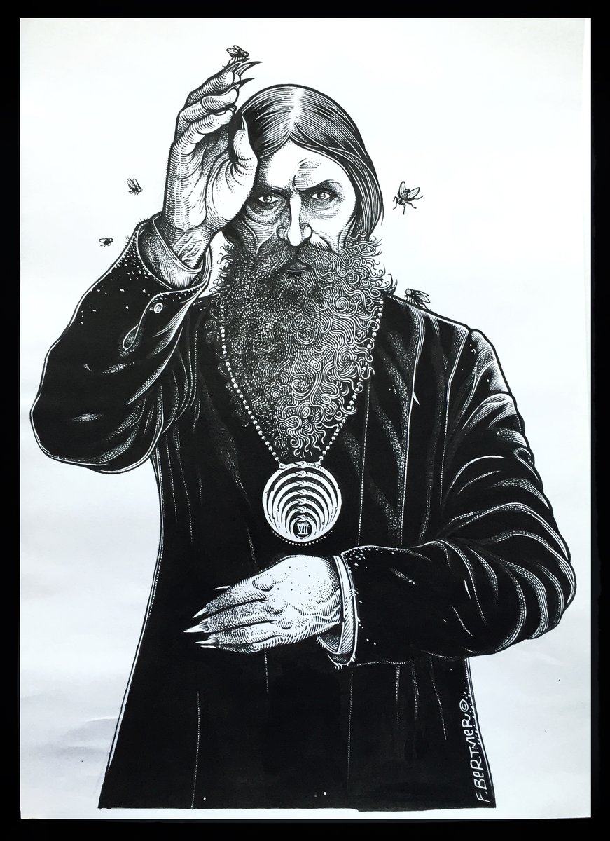 "Rasputin" Original Art Florian Bertmer