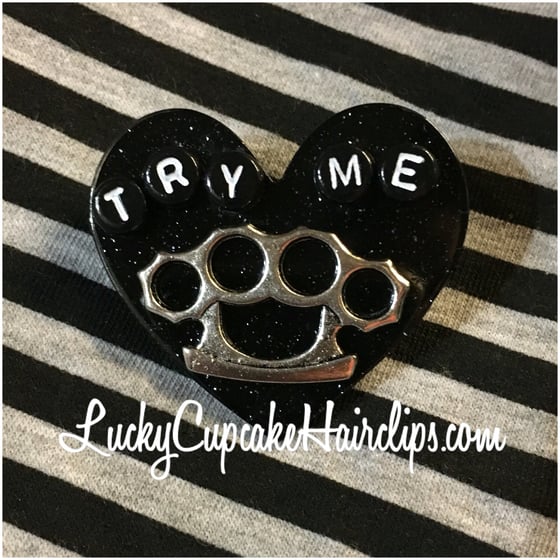 Image of Try Me Lapel Pin