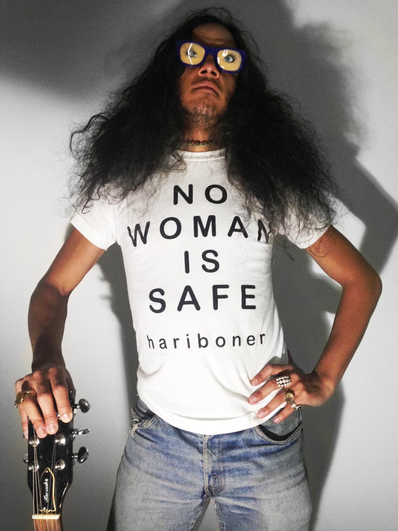 Image of HAIRBONE T-SHIRT / No Woman Is Safe